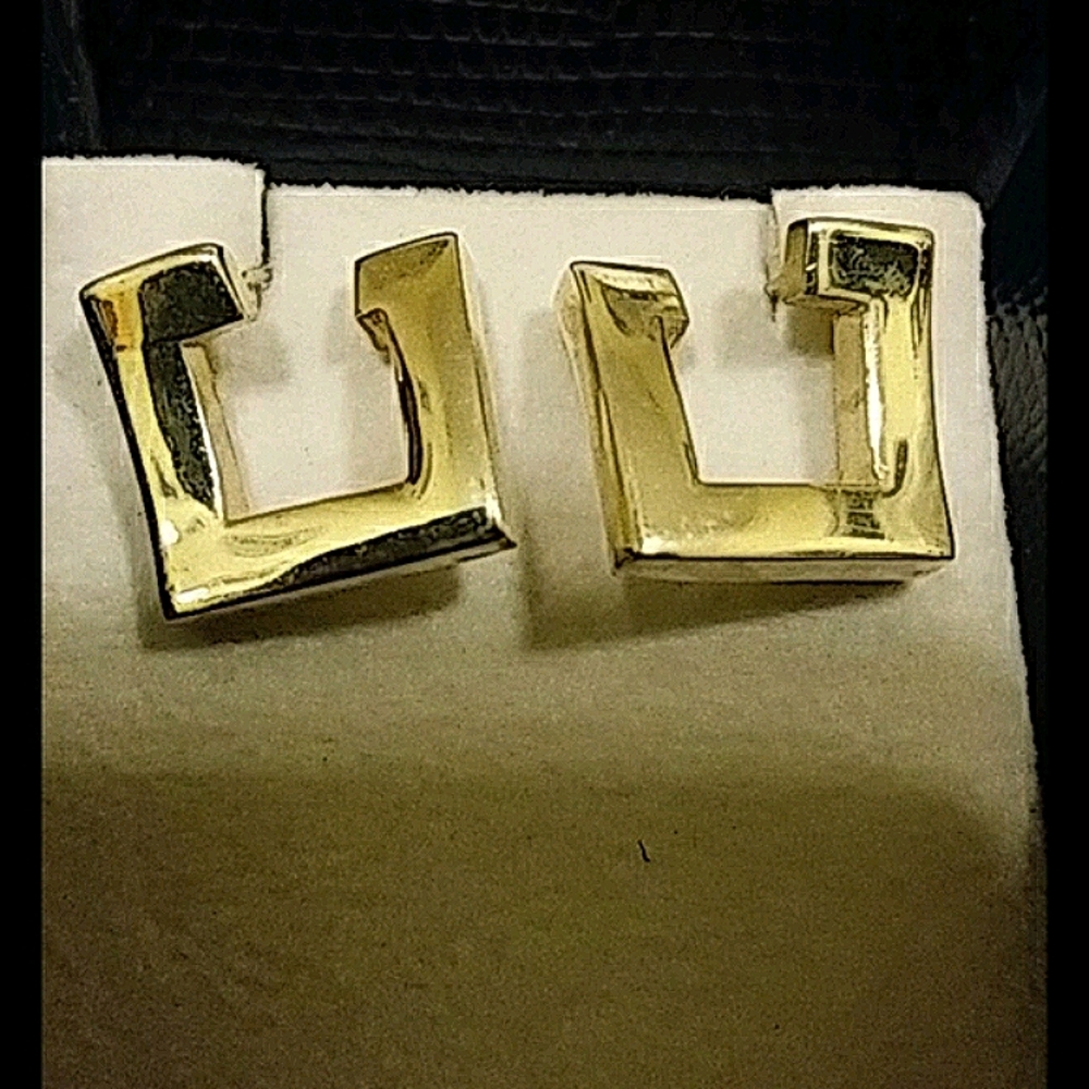 925 Sterling Silver Square Earrings